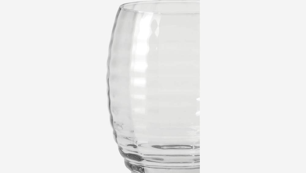 4er-Set Trinkbecher aus Glas - 465 ml - Transparent