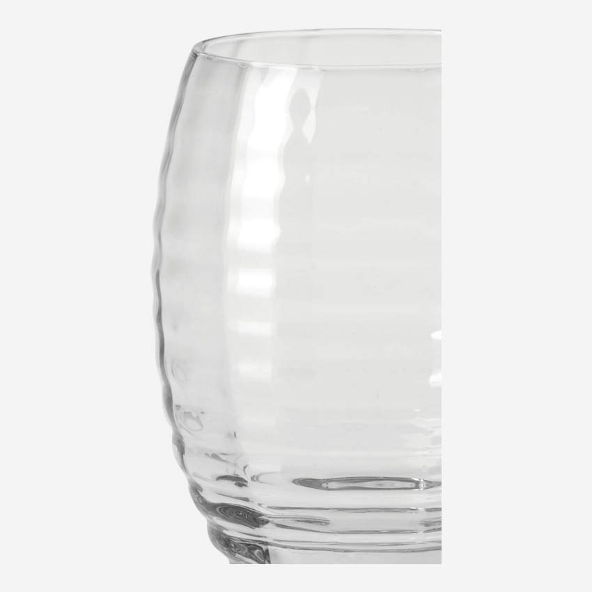 Set 4 vasos de vidrio - 465 ml - Transparente