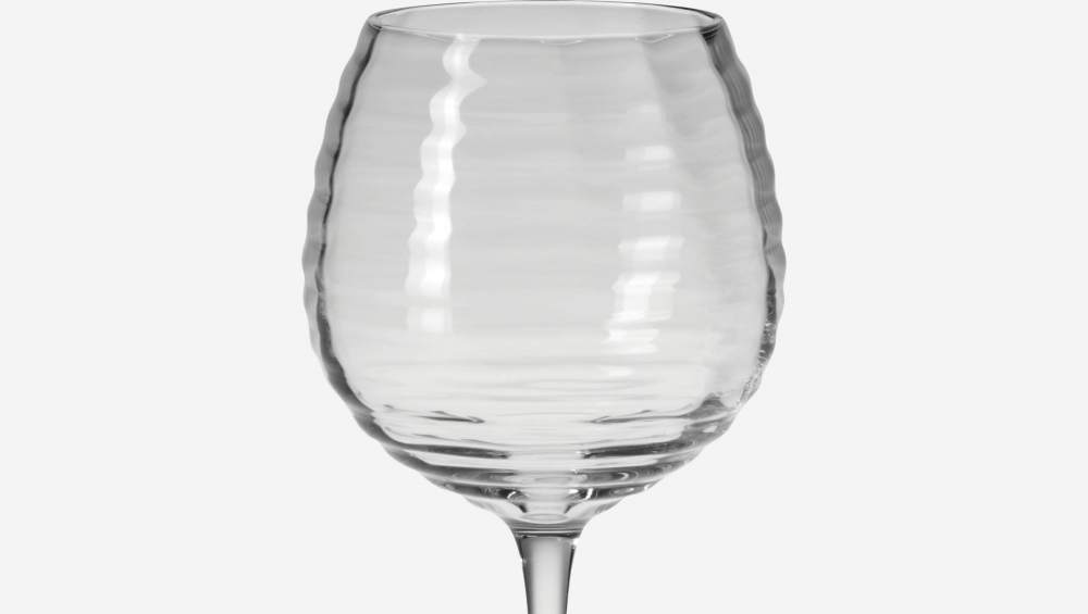 Lot de 4 verres à cocktail en verre - 610 ml - Transparent