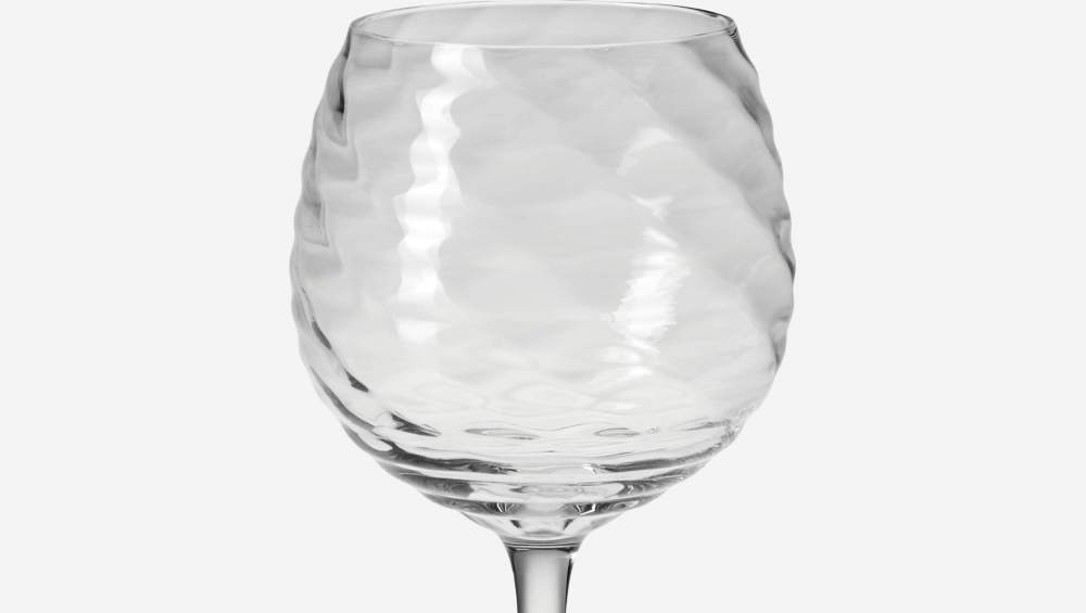 Set 4 copas redondas de vidrio - 610 ml - Transparente