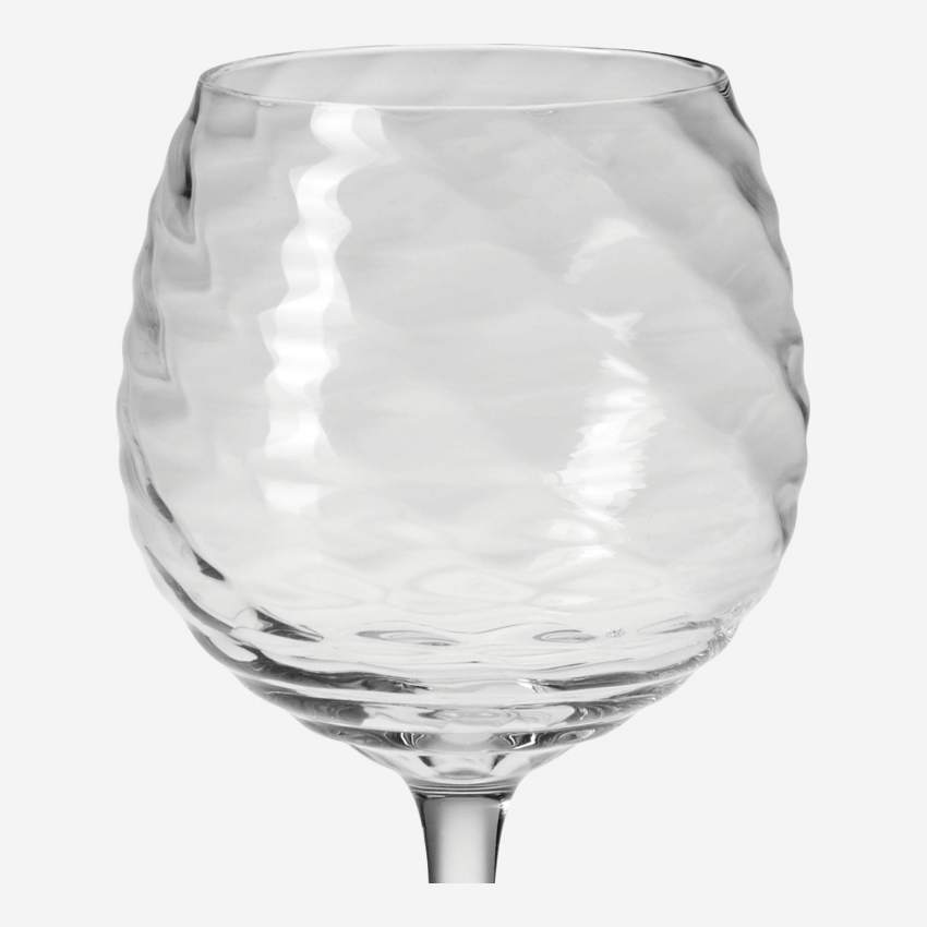 Lot de 4 verres à cocktail en verre - 610 ml - Transparent