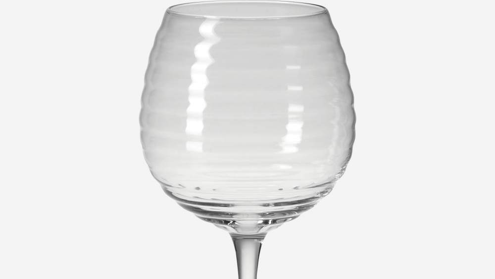 Set van 4 cocktailglazen van glas - 610 ml - Transparant