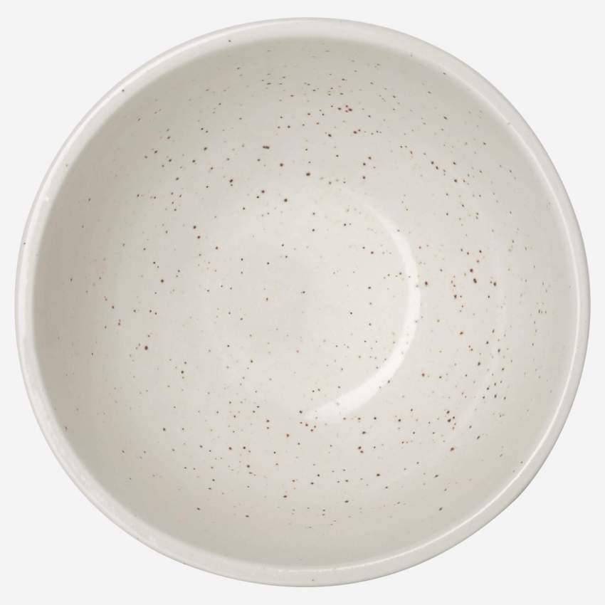Ensaladera de gres - 12 cm - Crema