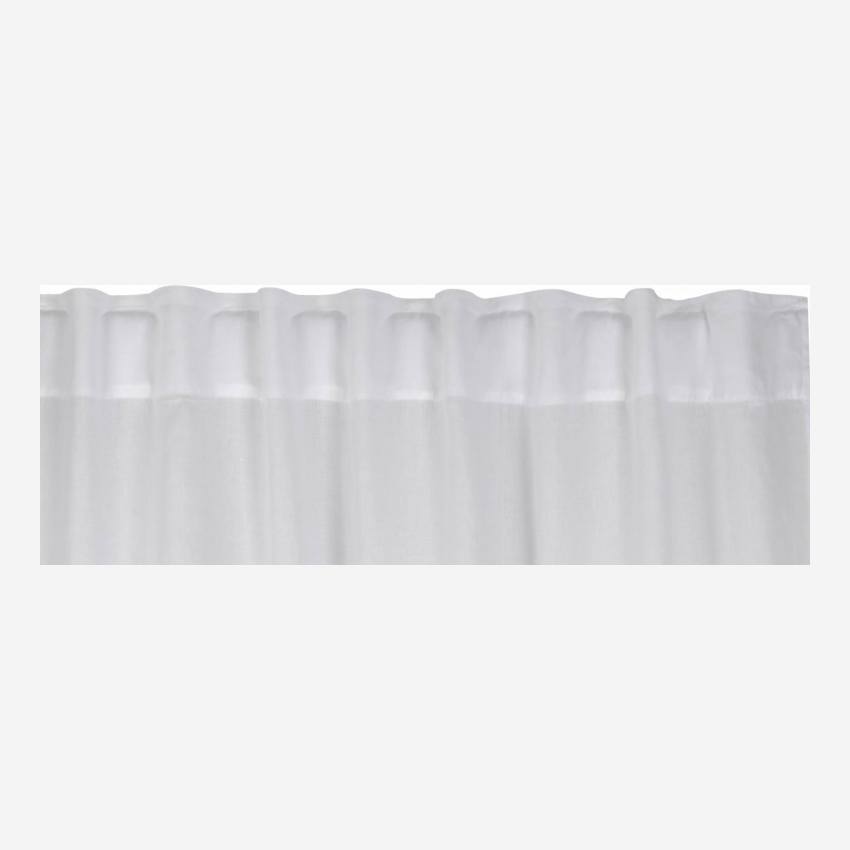 2er-Set Vorhänge aus Leinen - 140 x 260 cm - Weiß