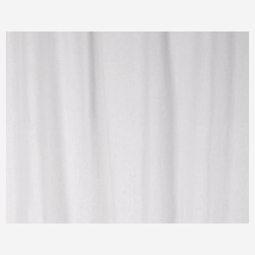 Lot de 2 rideaux en lin - 140 x 260 cm - Blanc