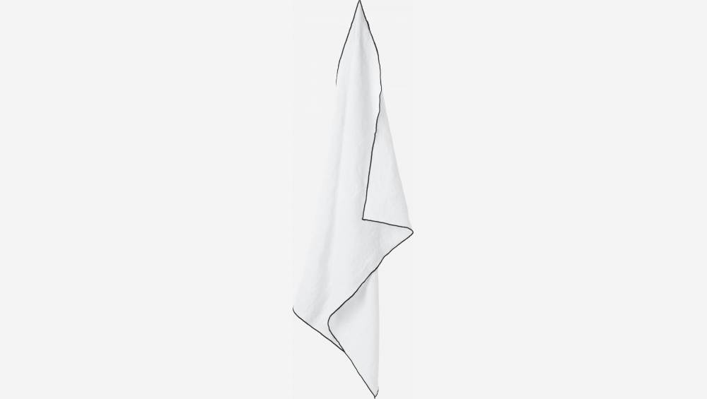 Torchon en lin - 50 x 70 cm - Blanc
