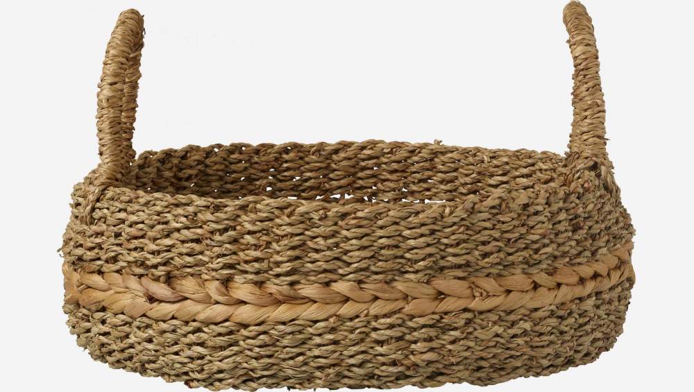 Aufbewahrungskorb aus Seegras - 28 x 11 cm - Bunt