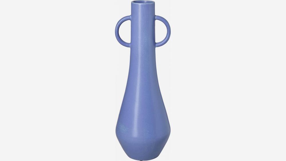 Vase aus Fayence - Blau