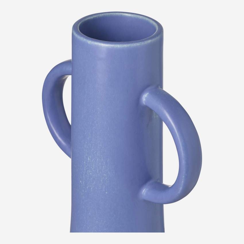 Vase en faïence - Bleu
