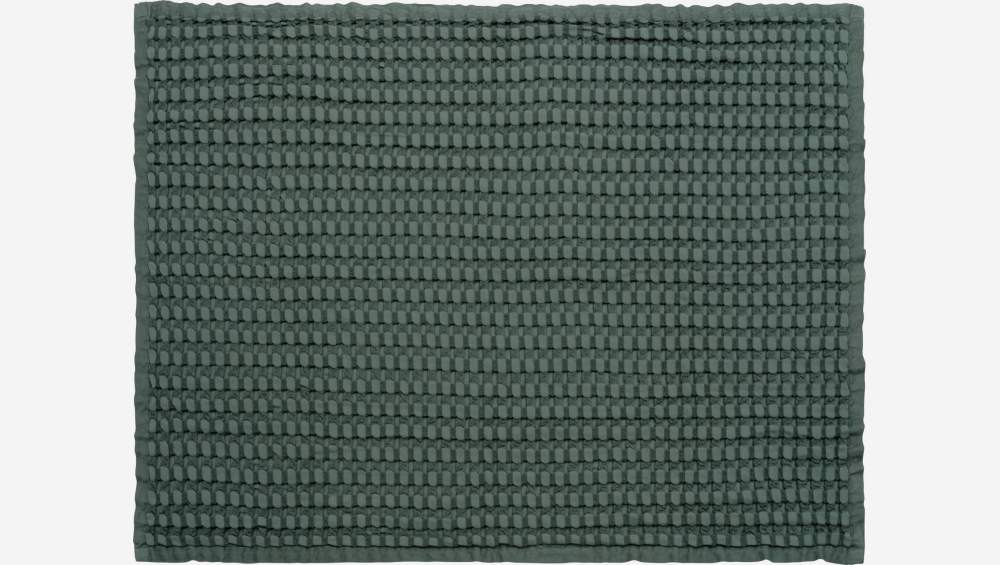 Plaid en coton - 130 x 170 cm - Vert
