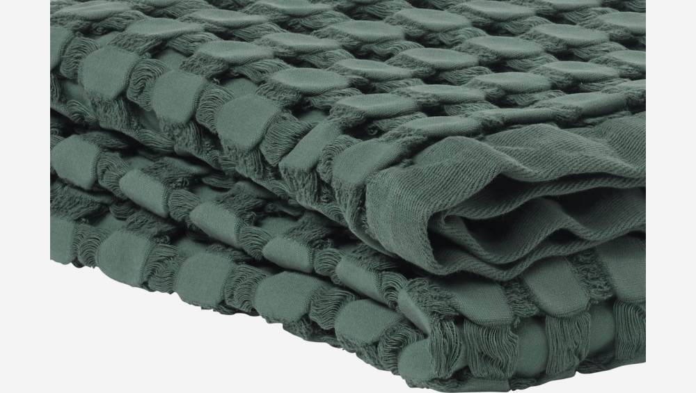 Plaid de algodón - 130 x 170 cm - Verde