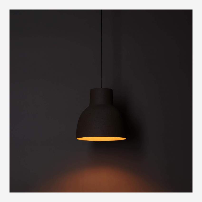 Hanglamp van kunsthars - 25 x 25 cm - Bruin