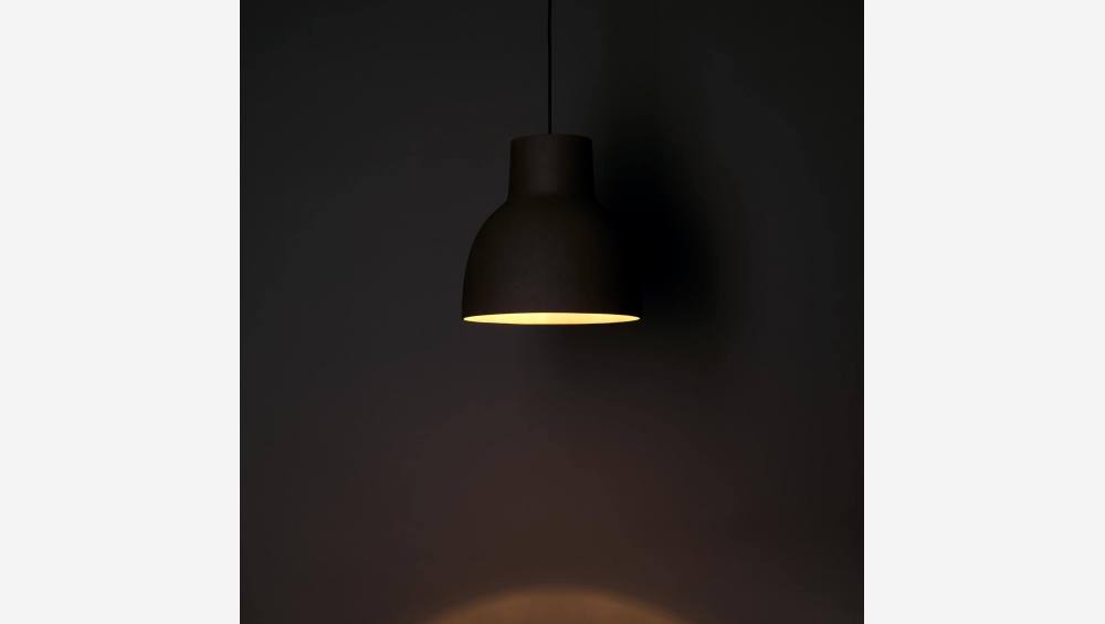 Hanglamp van kunsthars - 30 x 30 cm - Bruin