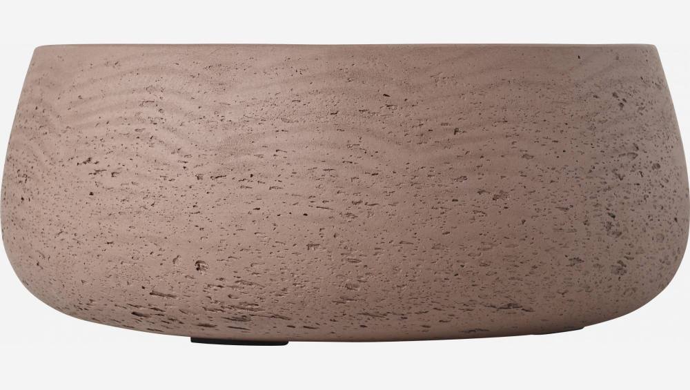 Vaso decorativo in cemento - 29 cm - Talpa
