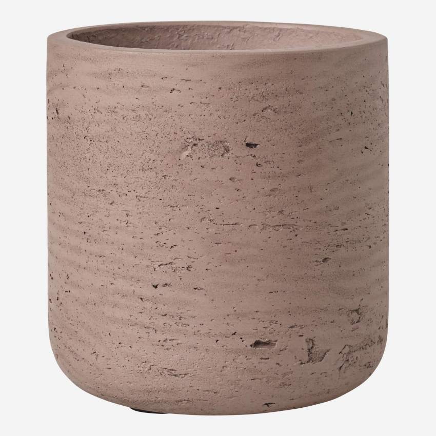 Vaso in cemento - 15 x 14.5 cm - Talpa
