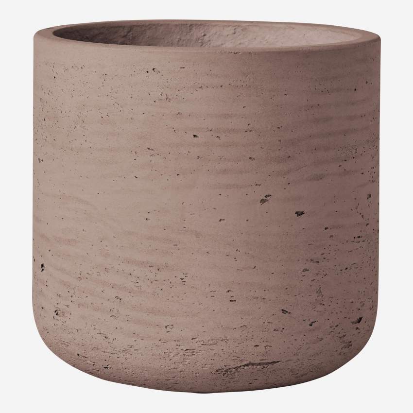 Vaso in cemento - 18 x 17.5 cm - Talpa