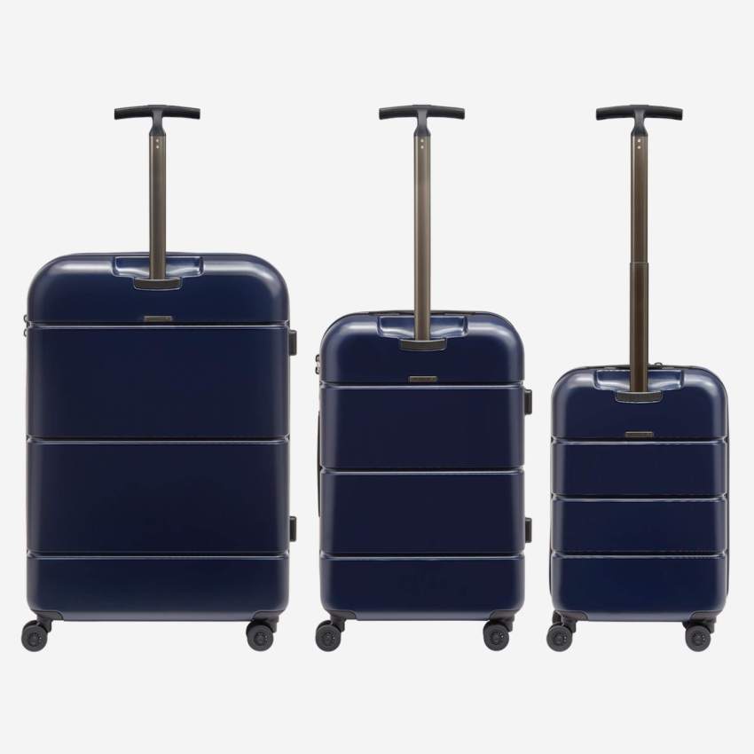 3er-Set Koffer aus Polycarbonat - Blau