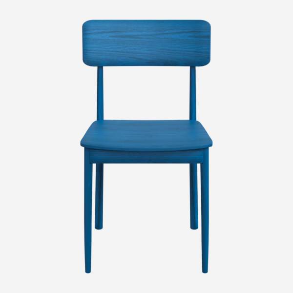 Chaise en hêtre - Bleu