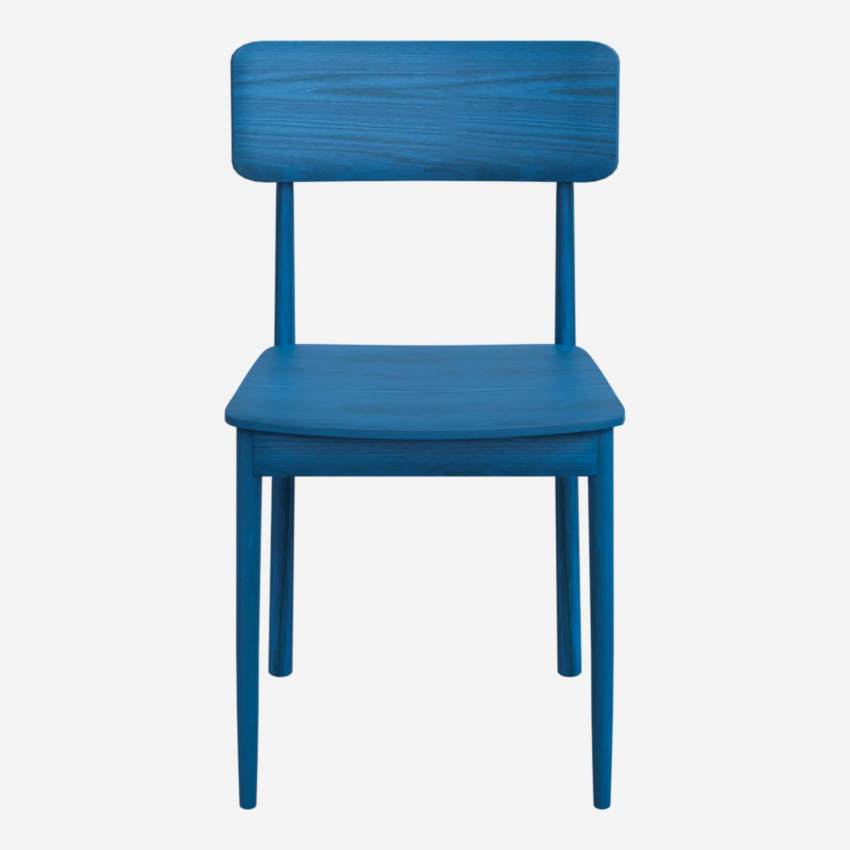 Chaise en hêtre - Bleu