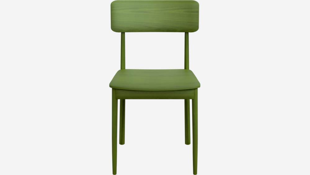 Stuhl aus Buche - Grün