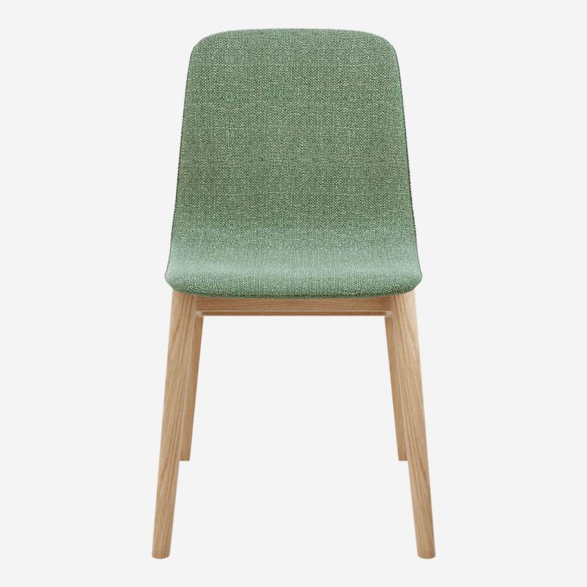 Cadeira em freixo e tecido - Verde - Design by Noé Duchaufour