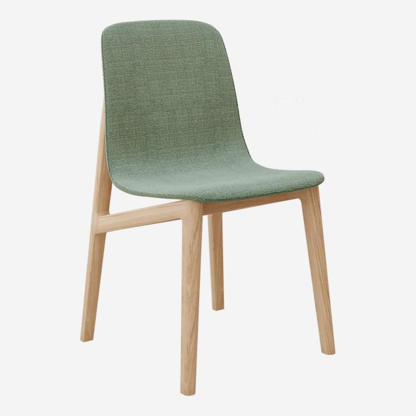 Sedia in frassino e tessuto - Verde - Design by Noé Duchaufour