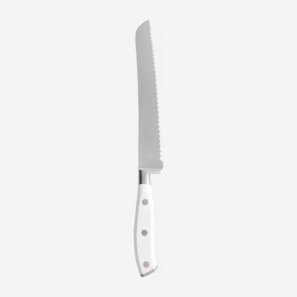 Couteau à pain avec manche blanc