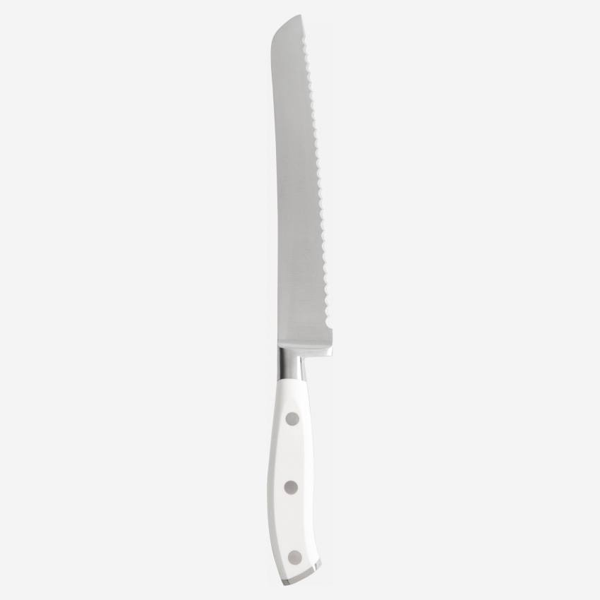 Couteau à pain avec manche blanc