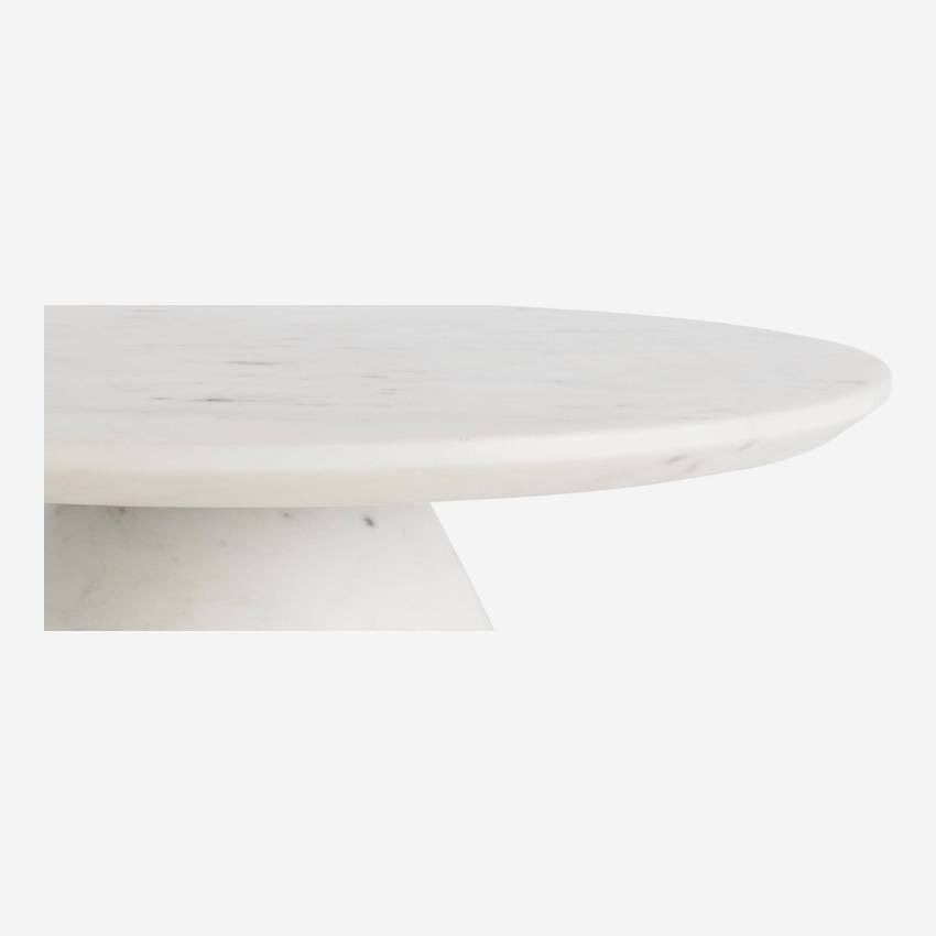 Kaasbord van wit marmer - 30 cm