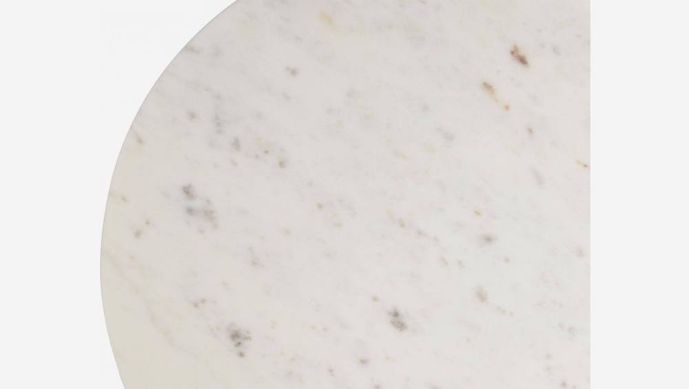 Käseplatte, 30 cm, aus Marmor, weiß