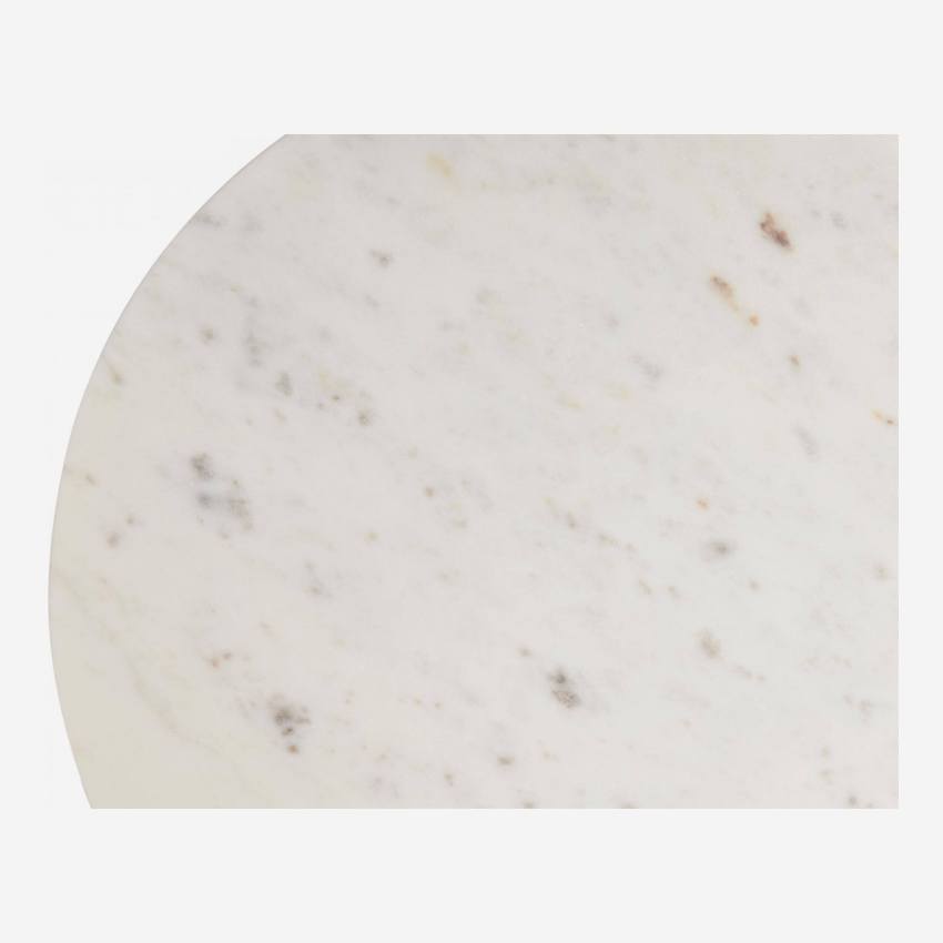 Piatto per formaggi 30 cm in marmo bianco