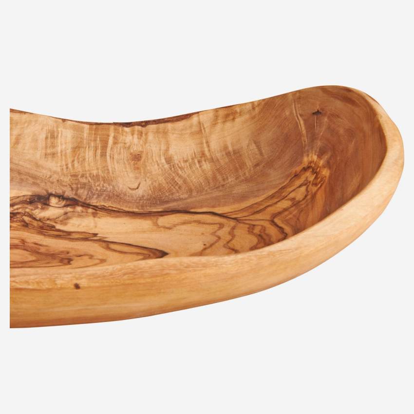 Ciotola da portata 27cm in legno d'ulivo