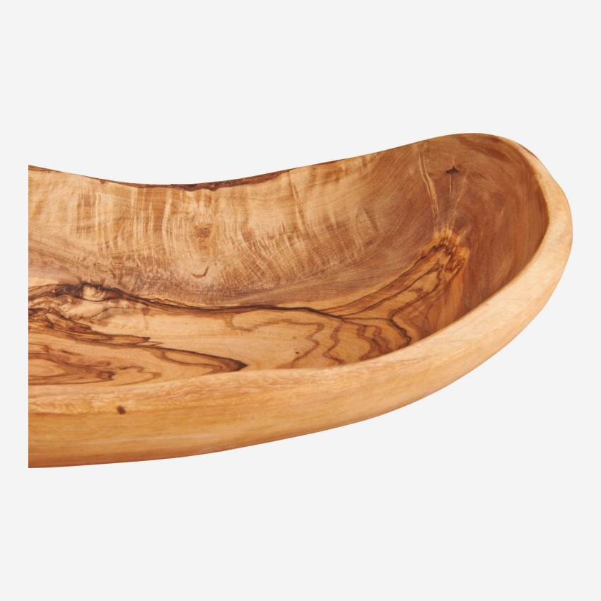Ciotola da portata 27cm in legno d'ulivo