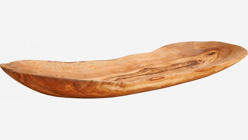 Serveerbord van olijfhout - 28 cm
