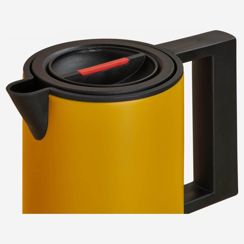 Thermos, 1L, aus Kunststoff, gelb