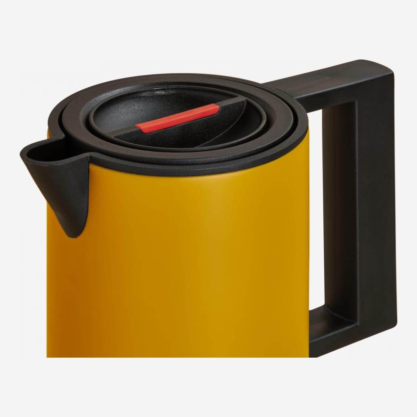Thermos, 1L, aus Kunststoff, gelb