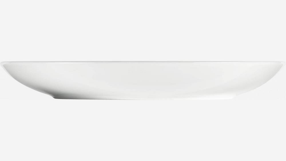 4er-Set Dessertteller aus Porzellan – 20,5 cm – Bunt