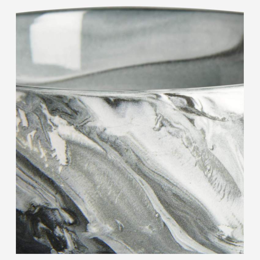 Tigela de porcelana - 13,5 cm - Cinza