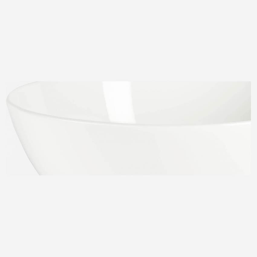 Saladier en porcelaine - 25 cm - Blanc