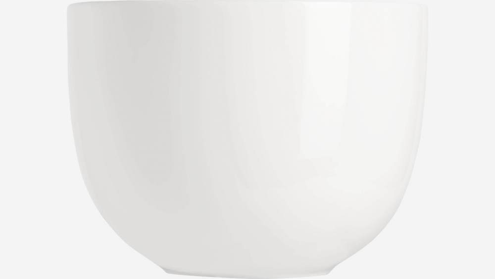 Tazza in porcellana bianca da 11 cm