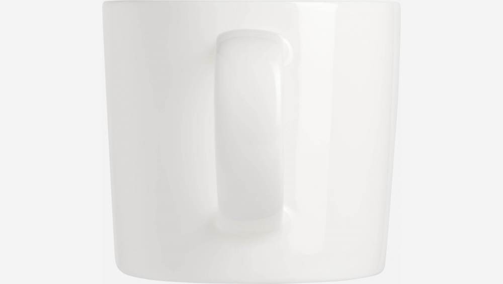 Caneca de porcelana - 8 cm - Branco