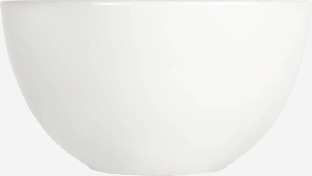 Tigela p/ cereais de porcelana - 11 cm - Branco