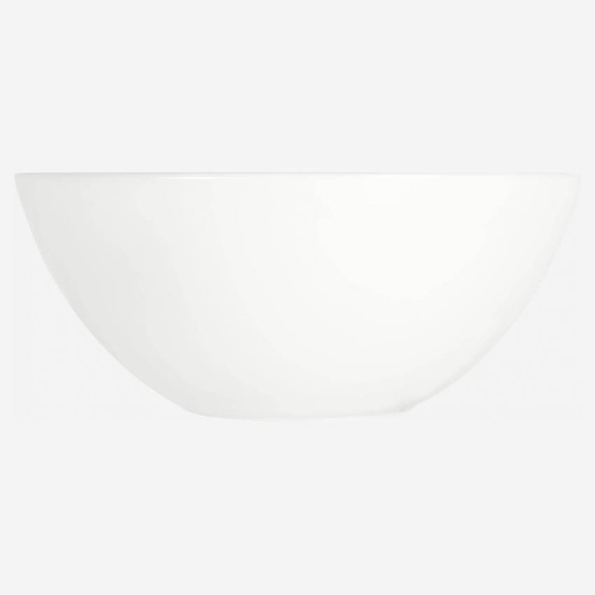 Tigela p/ cereais de porcelana - 16,5 cm - Branco