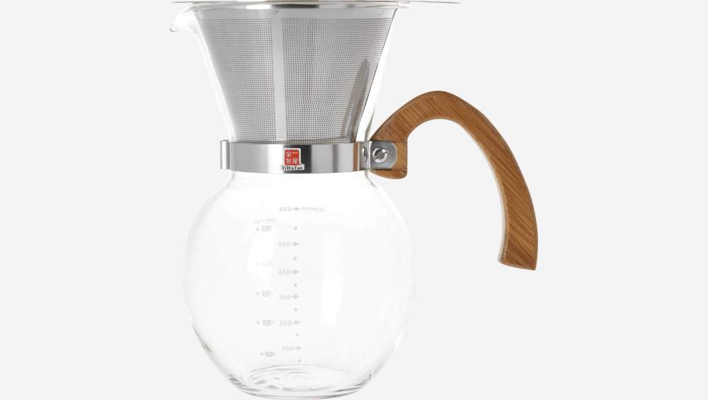 Kaffeekanne, 650ml, aus Glas