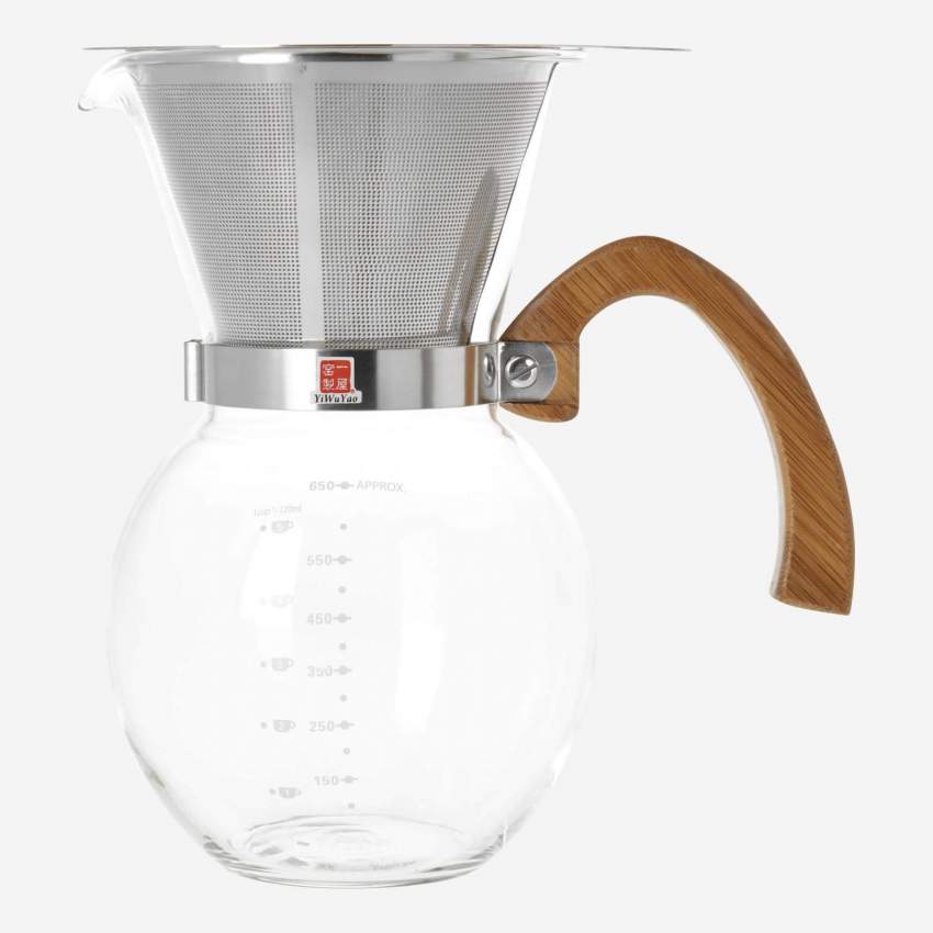 Caffettiera in vetro da 650 ml