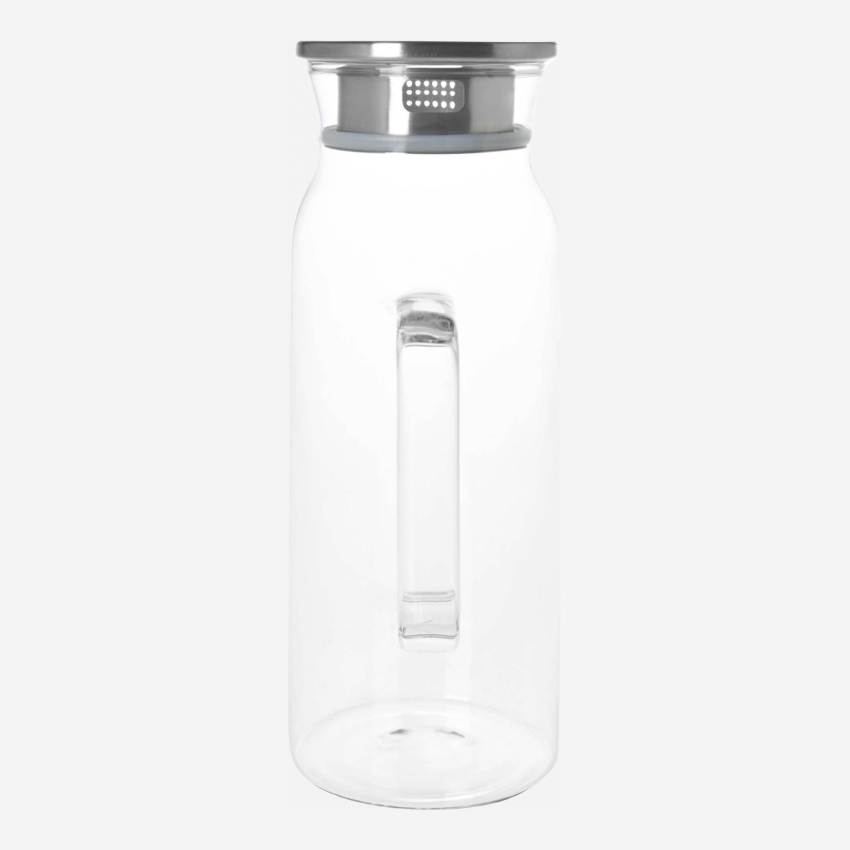 Carafe en verre avec couvercle