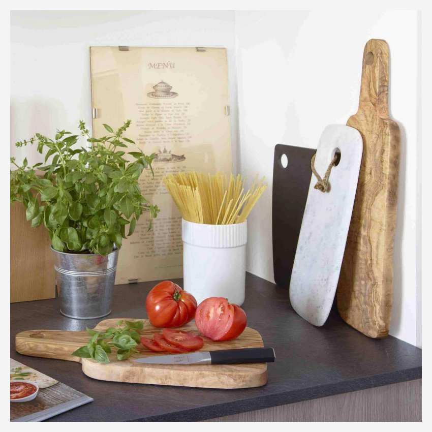 Tábua de cozinha de madeira de oliveira - 50 cm