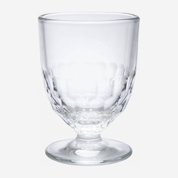 Voetglas van mechanisch glas - 11 cm