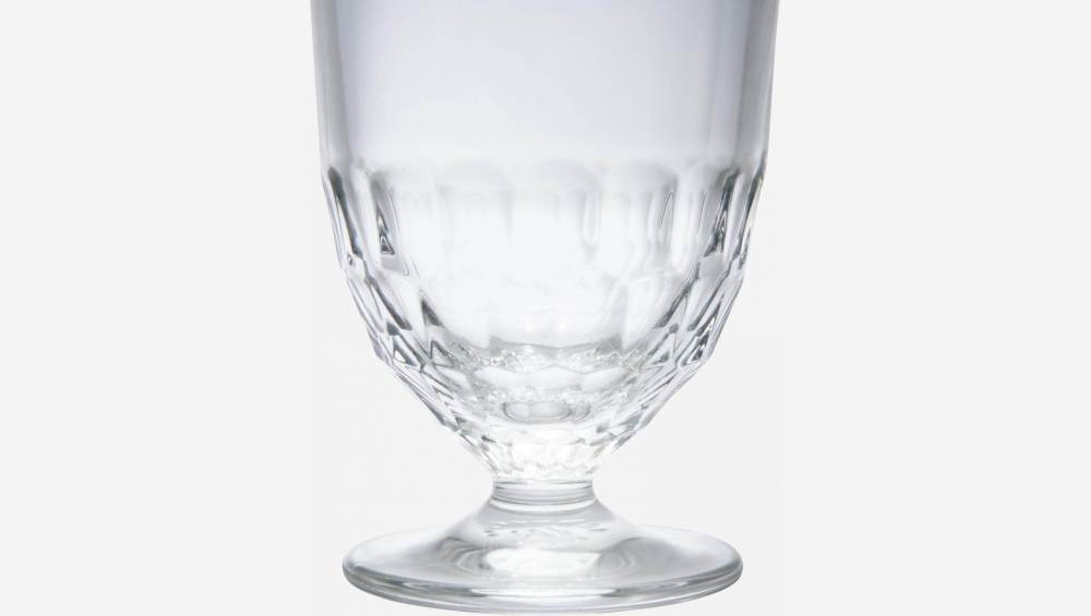 Stielglas, 11 cm, aus gehärtetem Glas