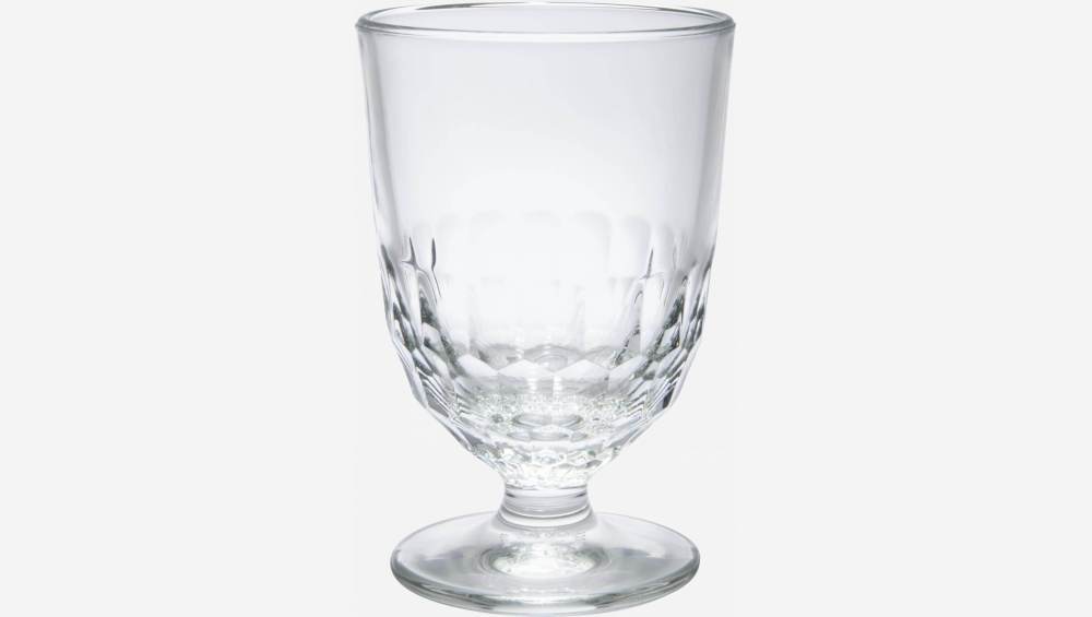 Stielglas, 13 cm, aus gehärtetem Glas